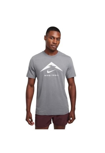Camiseta Nike Dri Fit Tee Trail-Gris