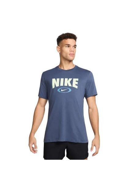Camiseta Nike Df Tee Hbr Novelty Hombre-Azul