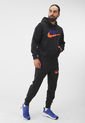 Hoodie Negro-Azul Purpura-Naranja NIKE Club de Nike