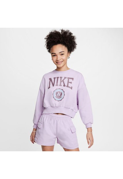 Buzo Niñas Nike Sportswear Club Violeta