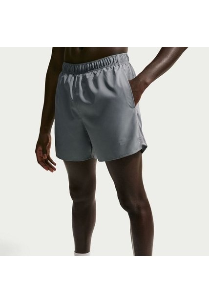 Pantaloneta Hombre Nike Challenger Gris