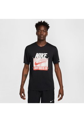 Camiseta Hombre Running Nike Rise 365 Run Energy Negro