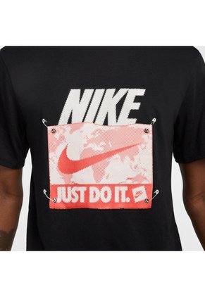 Camiseta Hombre Running Nike Rise 365 Run Energy Negro