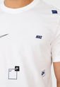Camiseta Blanco-Azul-Negro Nike Sportswear de Nike