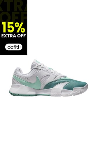 Tenis Nike Court Lite 4 Hc Mujer-Blanco/Verde Nike