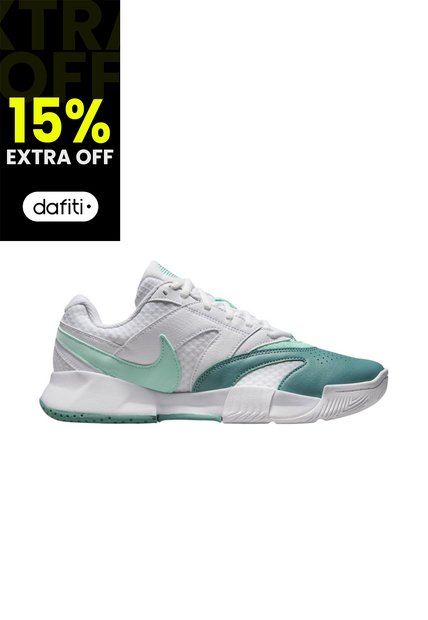 Tenis Nike Court Lite 4 Hc Mujer-Blanco/Verde