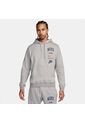 Buzo Hombre Nike Club Fleece Stack Gx Gris de Nike