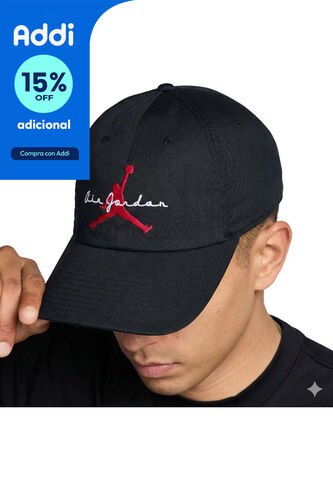 Gorra Nike U J Clb Cap Us Cb Flt Scrpt Hombre-Negro Nike