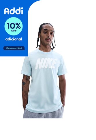 Camiseta Nike M Nsw Tee Block1 Fs Hombre-Azul Nike