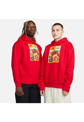 Buzo Hombre Nike Sb Flc Slowburn Gfx Rojo