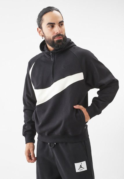 Buzo Negro-Blanco NIKE Swoosh