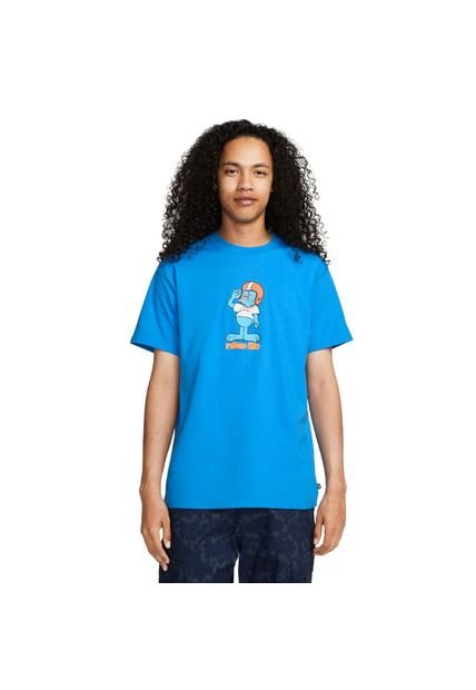 Camiseta Nike Sb Te Saludo-Azul