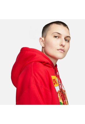 Buzo Hombre Nike Sb Flc Slowburn Gfx Rojo