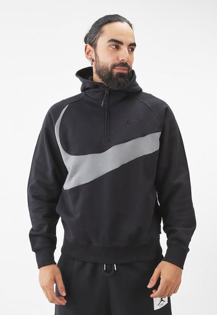 Buzo Negro-Gris NIKE Swoosh