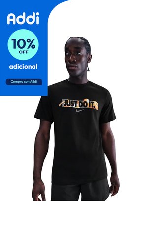 Camiseta Nike M Tee Jdi Hombre-Negro Nike