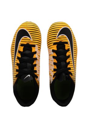 Guayo Naranja-Negro-Amarillo Neón  Nike Jr Mercurial Vortex III Fg