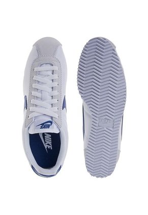 Tenis Lifestyle Blanco-Azul Nike Classic Cortez Nylon