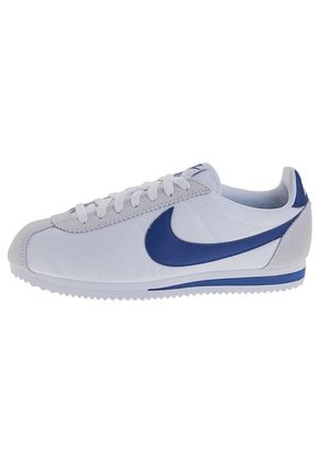 Tenis Lifestyle Blanco-Azul Nike Classic Cortez Nylon