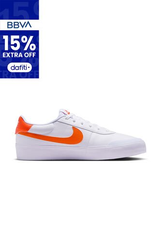 Tenis Nike Court Shot Hombre-Blanco/Naranja Nike