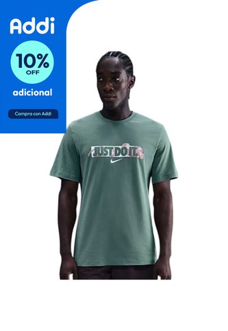 Camiseta Nike M Tee Jdi Hombre-Verde Nike