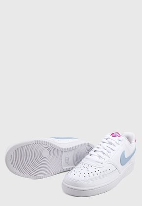 Tenis Lifestyle Blanco-Azul-Violeta Nike Court Vision Low