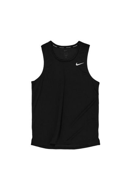 Camiseta Esqueleto Nike Dri-Fit Miler Tank-Negro