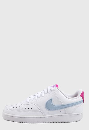 Tenis Lifestyle Blanco-Azul-Violeta Nike Court Vision Low