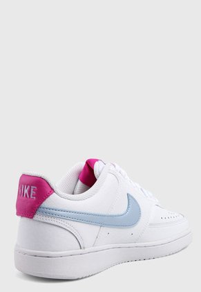 Tenis Lifestyle Blanco-Azul-Violeta Nike Court Vision Low