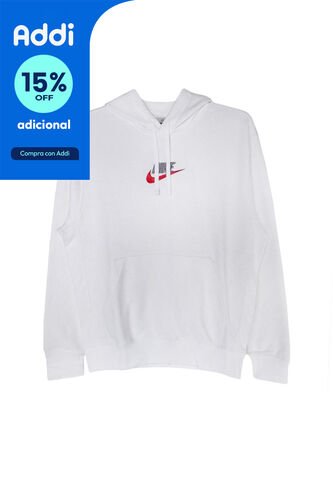Hoodie Nike Club Lbr Portswear-Blanco Nike
