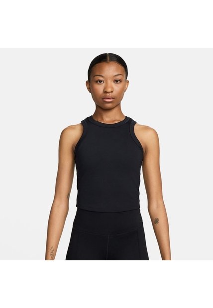 Camiseta Mujer Nike One Fitted Negro