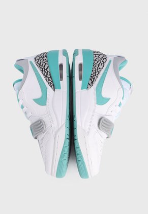 Tenis Lifestyle Blanco-Verde Menta-Gris Nike Air Jordan Legacy 312 Low