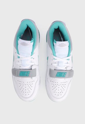 Tenis Lifestyle Blanco-Verde Menta-Gris Nike Air Jordan Legacy 312 Low