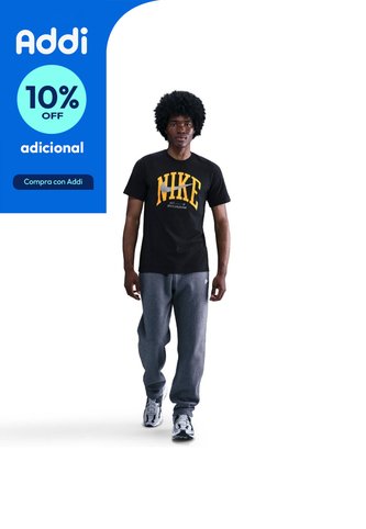 Camiseta M Nsw Tee Mdrn Ftns Fs Hombre-Negro Nike