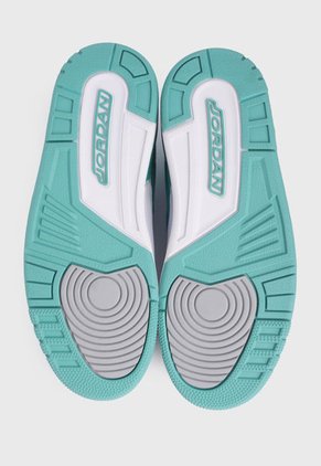 Tenis Lifestyle Blanco-Verde Menta-Gris Nike Air Jordan Legacy 312 Low