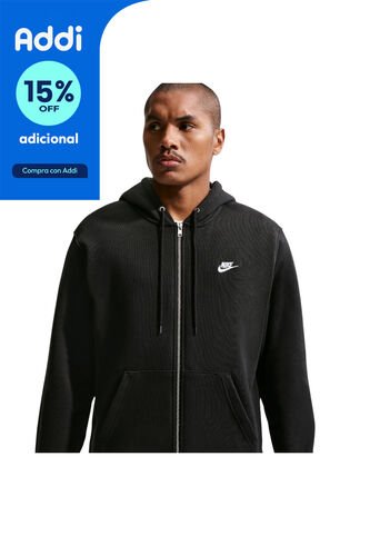 Hoodie Nike Club Bb Fz Hoodie Hombre-Negro Nike