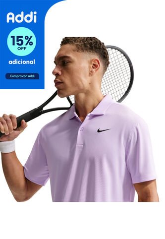 Camiseta Polo Nike Court Hombre-Lila Nike