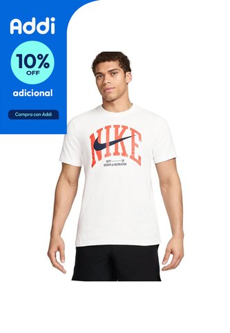 Camiseta M Nsw Tee Mdrn Ftns Fs Hombre-Blanco Nike