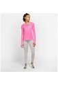Buzo Mujer Nike Miler Top Ls Rosa de Nike