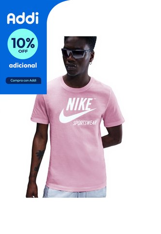 Camiseta Nike M Nsw Tee Crew Archive Fs Hombre-Rosa Nike