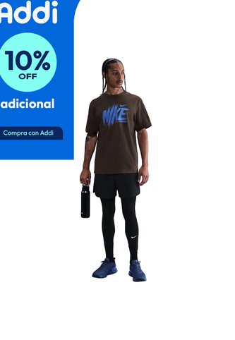 Camiseta Nike M Nk Df Uv Hyverse Ss Gfx Hombre-Cafe Nike