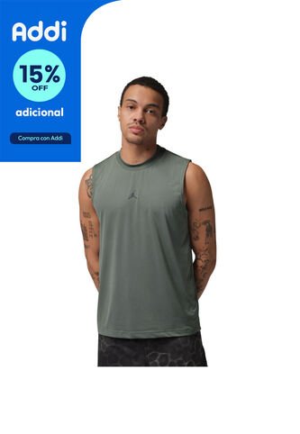 Camiseta Sin Mangas Nike Spt Ess Slvs Hombre-Verde Nike