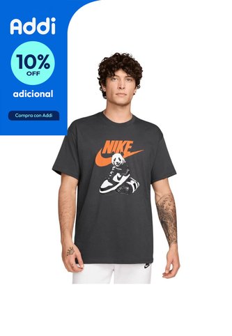Camiseta Nike M Nsw Tee Fw Mbr Cnct Fa25 Hombre-Gris Nike