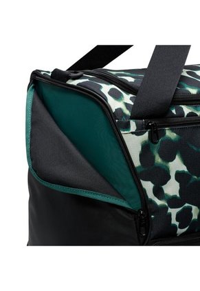 Maletin Nike Brasilia Medium Duff 9.5 Ct Aop-Negro/Verde