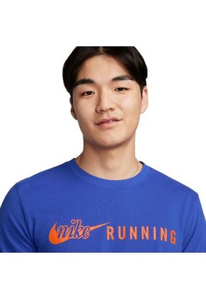 Camiseta Nike Dri Fit Tee Run-Azul Royal