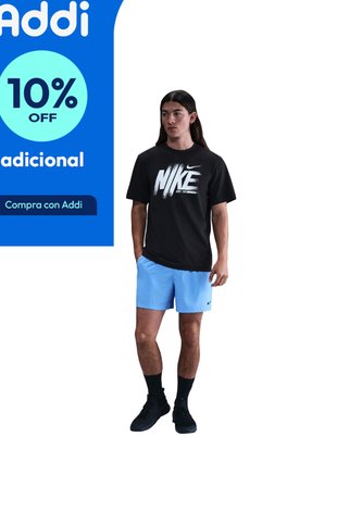 Camiseta Nike M Nk Df Uv Hyverse Ss Gfx Hombre-Negro Nike