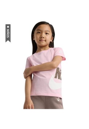 Camiseta Nike Nkg Wild Warmth Graphic Tee Niño-Rosa
