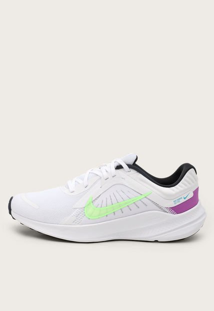 Tenis Running Blanco-Violeta-Azul Nike Quest 5 SE