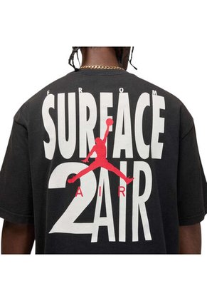 Camiseta Nike M J Brk 2Air Reissue Ss Crw Hombre-Negro