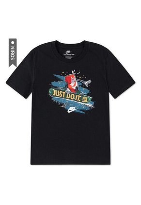 Camiseta Nike Nkb Snowboard Boxy Niño-Negro