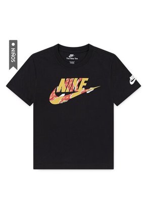 Camiseta Nike Nkb Unwrapped Futura Niño-Negro/Verde
